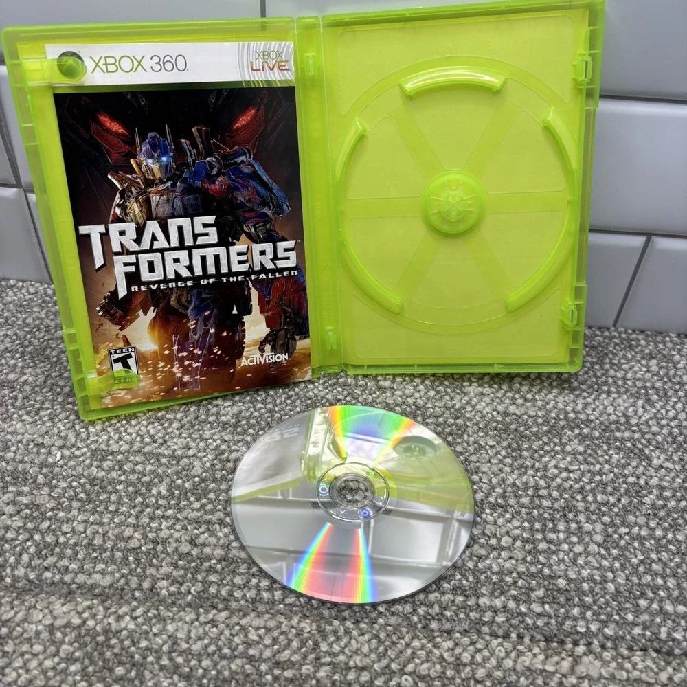 Transformers Revenge of The Fallen Microsoft Xbox 360 Game Tested Works Comp